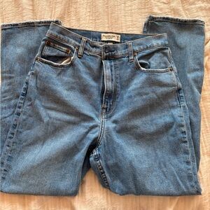Abercrombie & Fitch Classic Light Wash High-Rise Jeans
